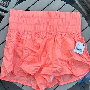 NWT Free People movement shorts papaya